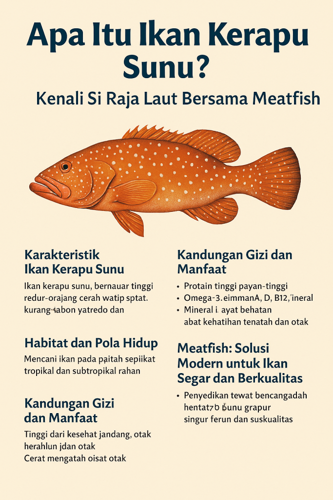 Hewan Laut Ikan Kerapu Sunu: Karakteristik dan Kehidupan Mereka